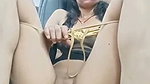 Sexy slim bhabhi pussy licking by lover
