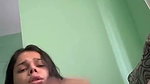 Shemale jerking her cock
