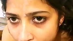 Boyfriend cum inside her mouth  face