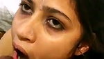 Boyfriend cum inside her mouth  face