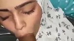Muslim girl give Blowjob  cum on her face