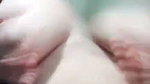 Sexy girl pressing her boobs  showing