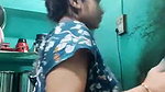 Sexy girl pressing her boobs  showing
