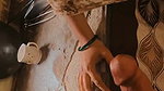 Sexy lady give Blowjob in kitchen room