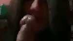Shemale giving Blowjob to his big brother