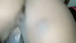 Slim wife riding husband cock