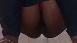 pussy show on squat position