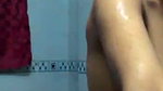 nude slim girl shower