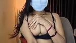 Bhabhi showing milking her boobs