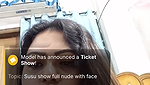 Indian stripchat blue berry ticket show shu shu with face