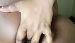 Curvy ass girl self deep anal finger and sniffing