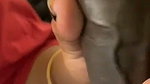 Innocent sister giving blowjob to brother