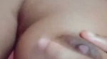 Beautiful hot girl showing her boobs  Fingering