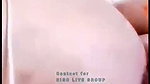 Hot lady showing her huge boobs  pussy on live