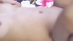 Hot model fucking hard on bed  cum on her pussy