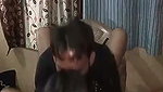 Husband fuck his wife on chair  moan