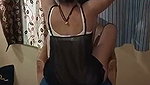 Husband fuck his wife on chair  moan