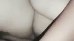 Lady show her huge boobs  riding