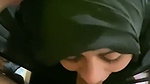 Muslim girl giving Blowjob to lover