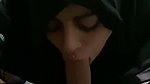 Muslim girl giving Blowjob to lover