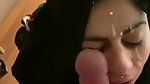 Muslim girl giving Blowjob to lover