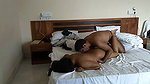 Sexy hot couple fuck hard in hotel room
