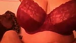 sexy lady give deeply Blowjob  show her huge boobs