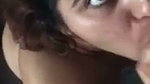 Slut bhabhi giving Blowjob  cum on her face