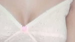 horny cute girl shows boobs and fingering pussy 2