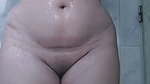 Beautiful hot girl showing her body  bathing