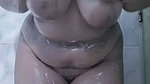 Beautiful hot girl showing her body  bathing