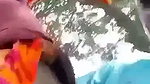 Boyfriend fuck his hijabi gf outdoor