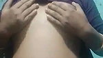 Horny girl showing her pink pussy  boob