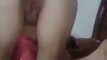 Lady showing her asshole