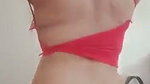Sexy lady showing her big ass