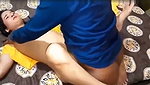 Slim bhabhi fucking hard on bed with lover