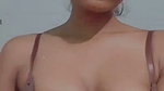 Sweet girlfriend showing her cute boob