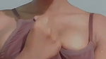 Sweet girlfriend showing her cute boob