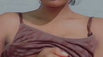 Sweet girlfriend showing her cute boob