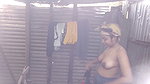 Village girl taking bath  showing her boobs