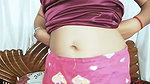 Indian desi girl showing her big boob