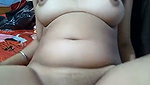 Sexy maid show nude with face