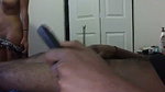 Beautiful girl giving Blowjob to his bf friend