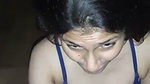 Beautiful girl giving Blowjob to lover