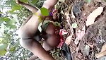Desi bhabhi caught by local people