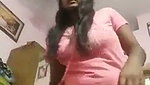 Hot girl showing her huge boobs