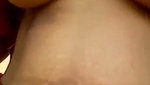 hot lady show her boob in open place