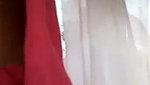 hot lady show her boob in open place