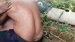 Mature couple fucking outdoor  local people caught them