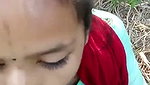 Sexy hot girl give Blowjob  cum on her face